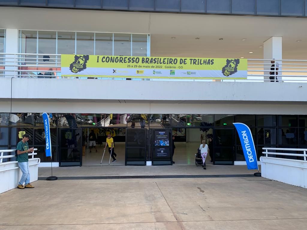 Entrada do 1º Congresso Brasileiro de Trilhas